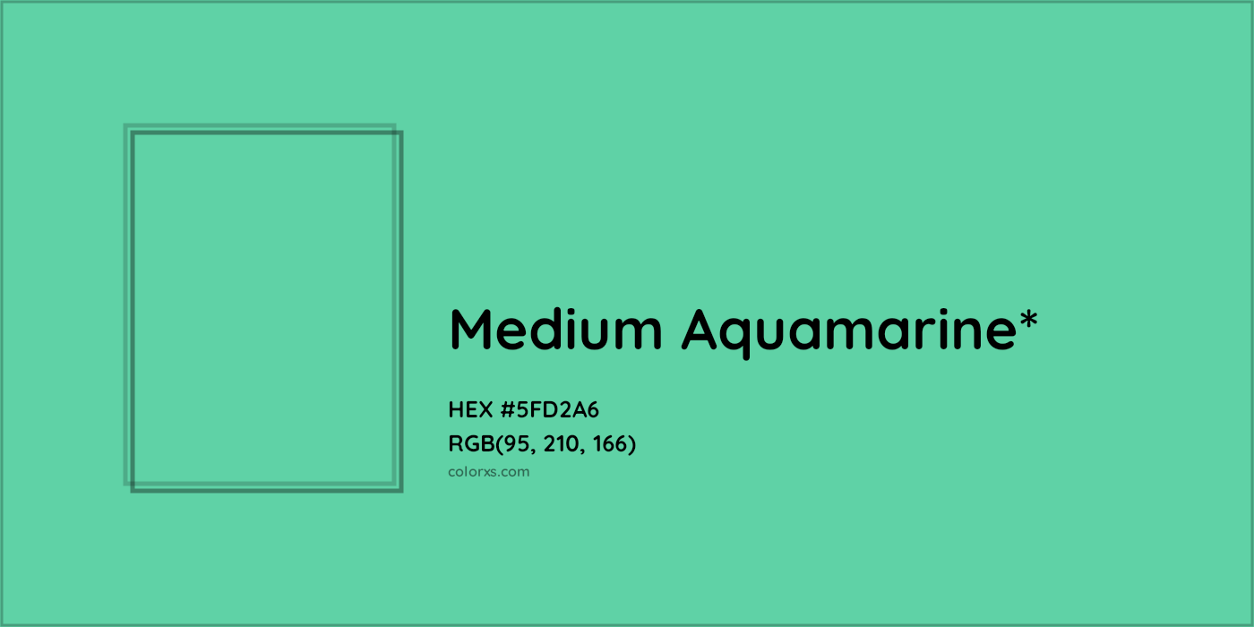 HEX #5FD2A6 Color Name, Color Code, Palettes, Similar Paints, Images