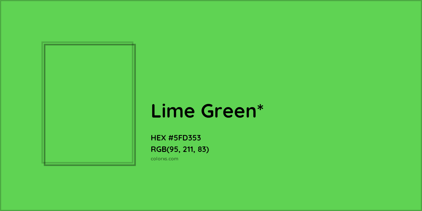 HEX #5FD353 Color Name, Color Code, Palettes, Similar Paints, Images