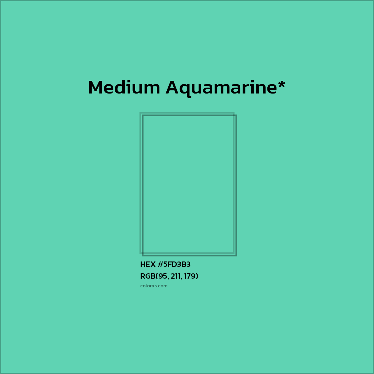 HEX #5FD3B3 Color Name, Color Code, Palettes, Similar Paints, Images