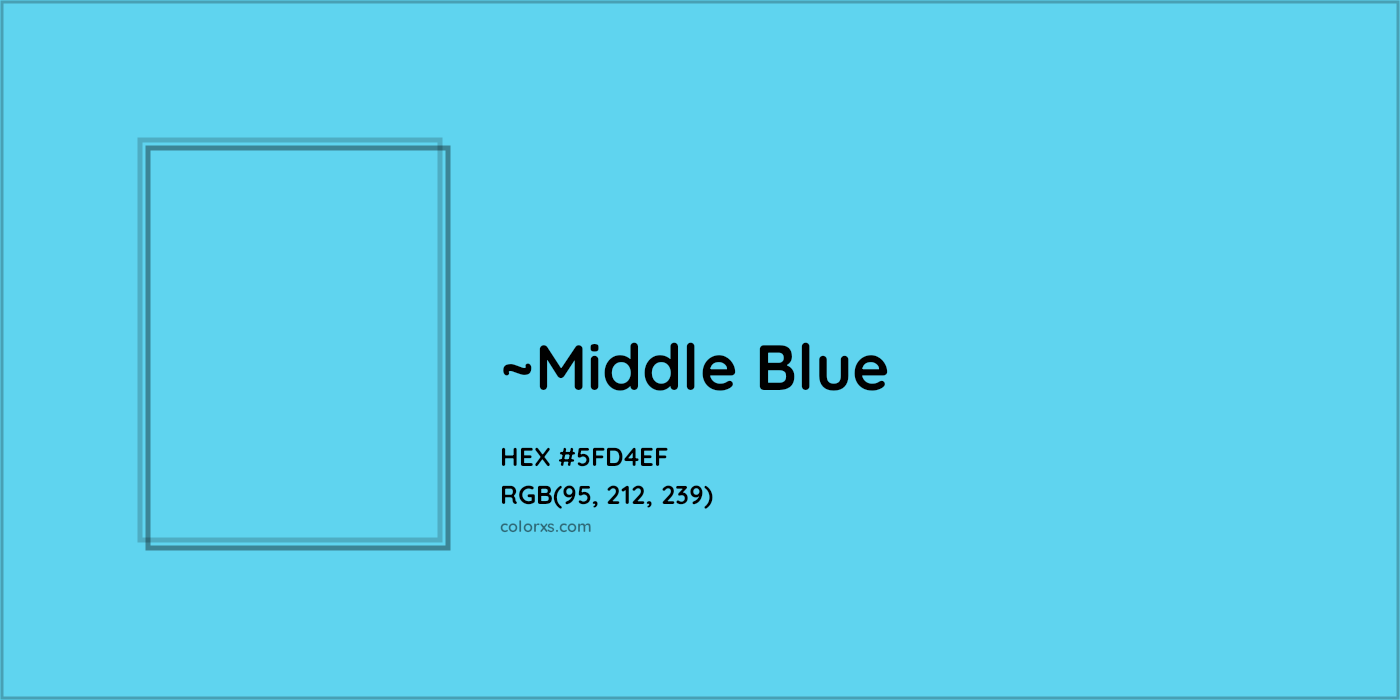 HEX #5FD4EF Color Name, Color Code, Palettes, Similar Paints, Images