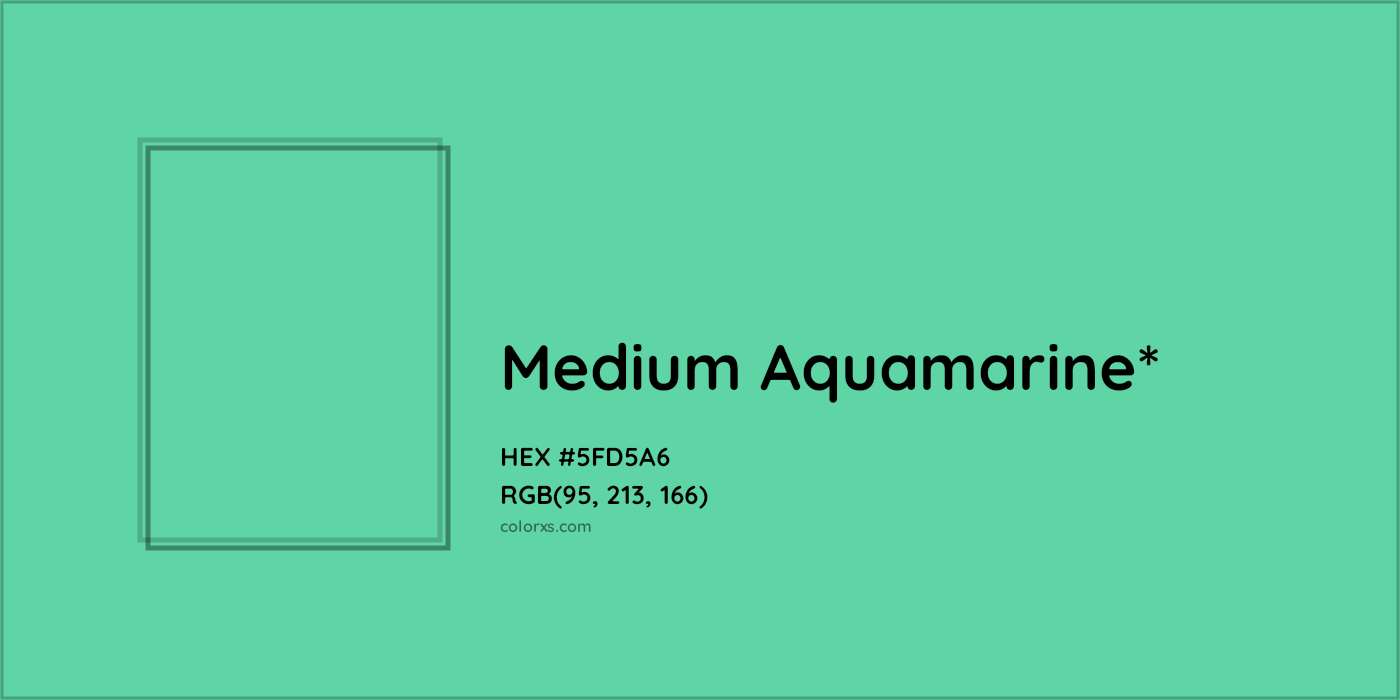 HEX #5FD5A6 Color Name, Color Code, Palettes, Similar Paints, Images