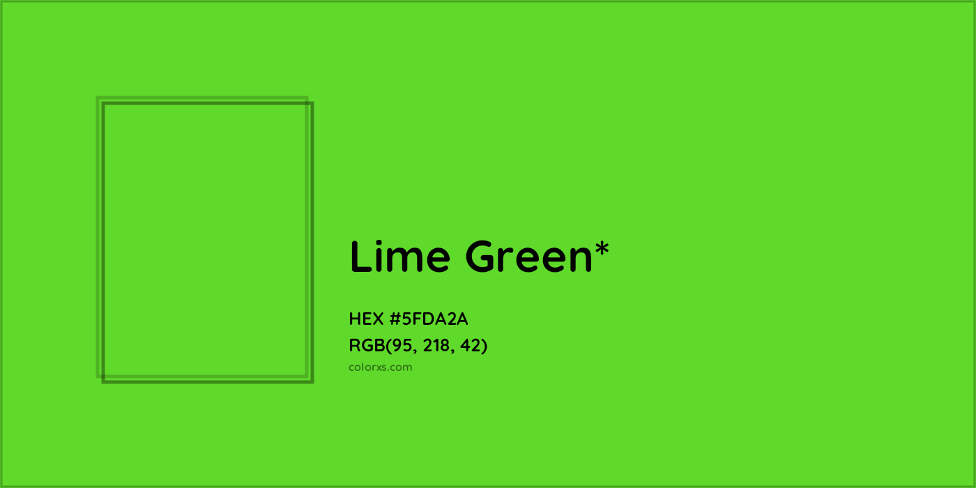 HEX #5FDA2A Color Name, Color Code, Palettes, Similar Paints, Images