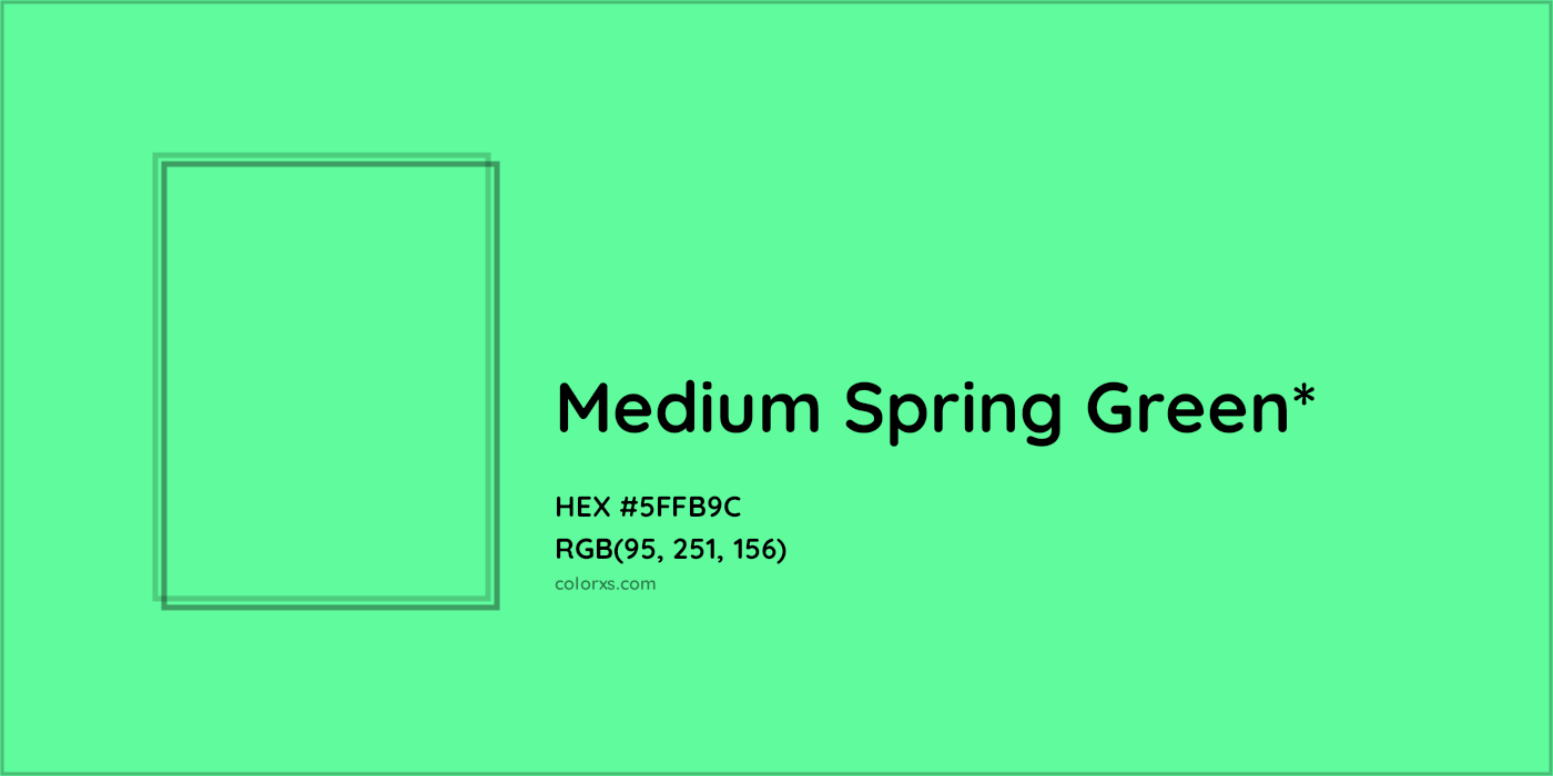 HEX #5FFB9C Color Name, Color Code, Palettes, Similar Paints, Images
