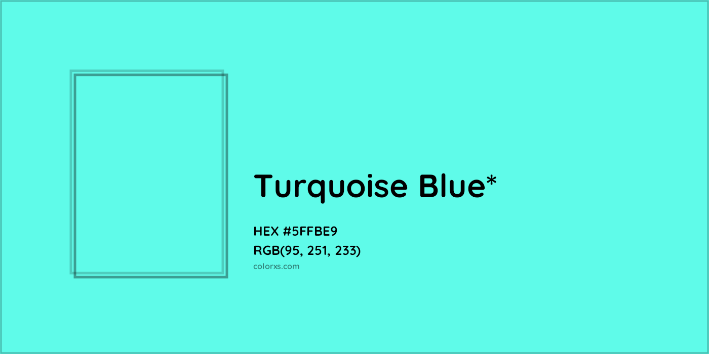 HEX #5FFBE9 Color Name, Color Code, Palettes, Similar Paints, Images