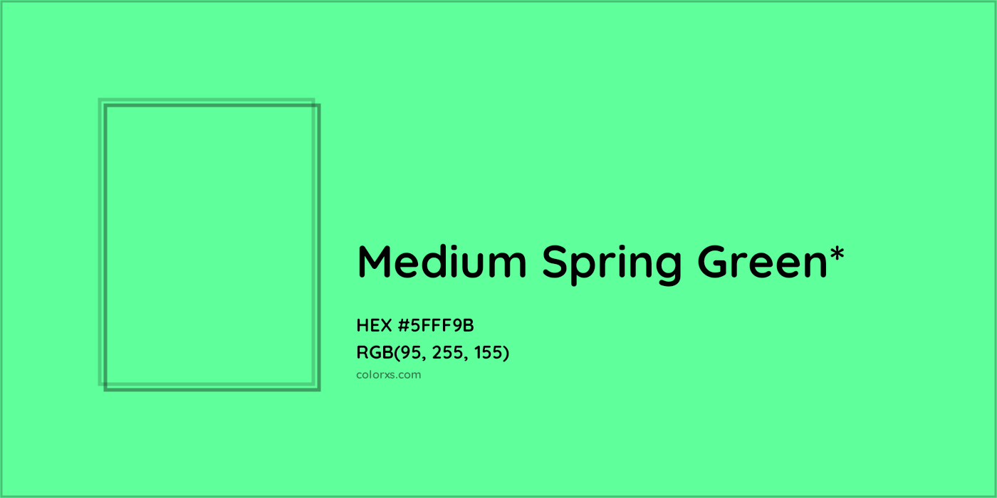 HEX #5FFF9B Color Name, Color Code, Palettes, Similar Paints, Images