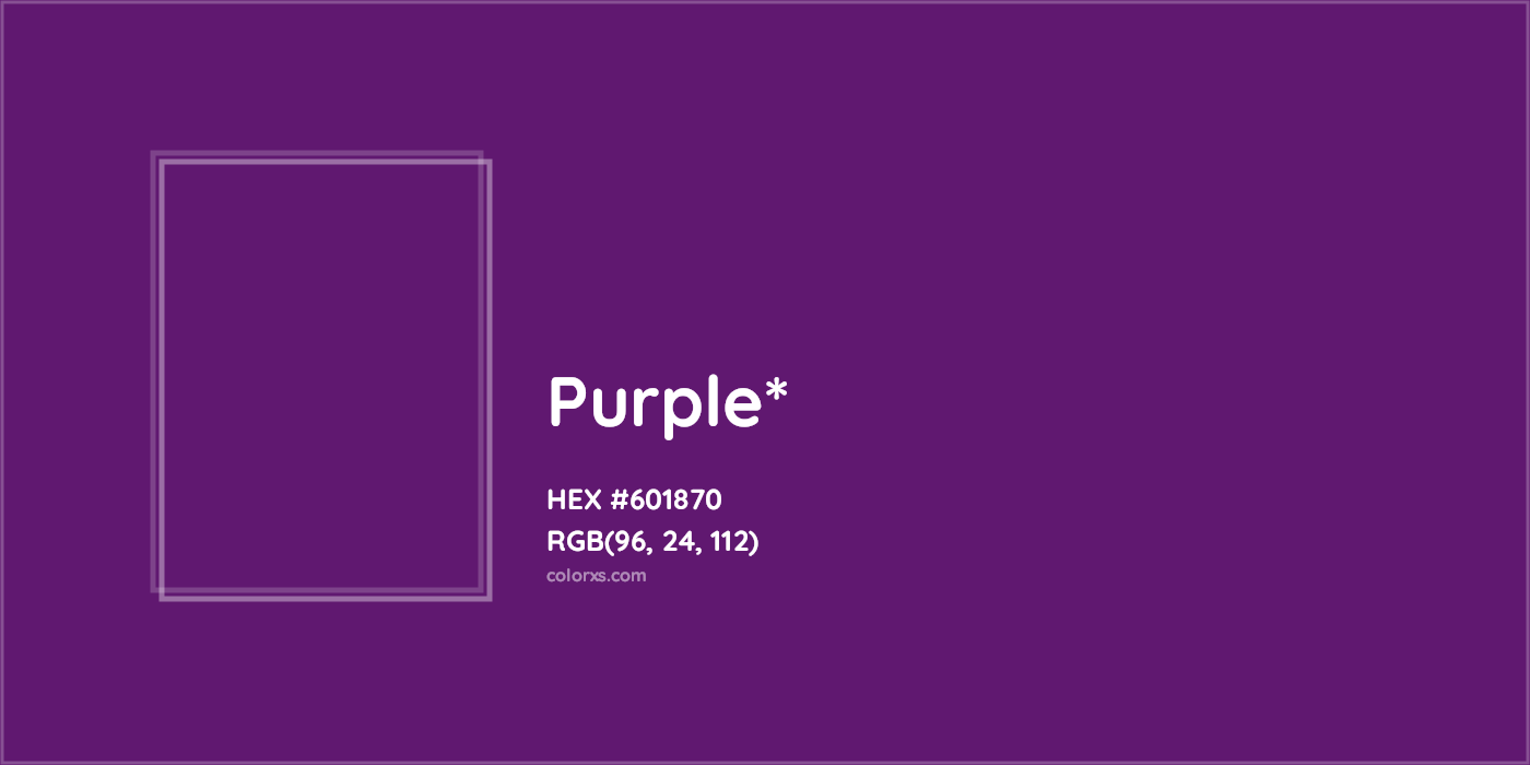 HEX #601870 Color Name, Color Code, Palettes, Similar Paints, Images