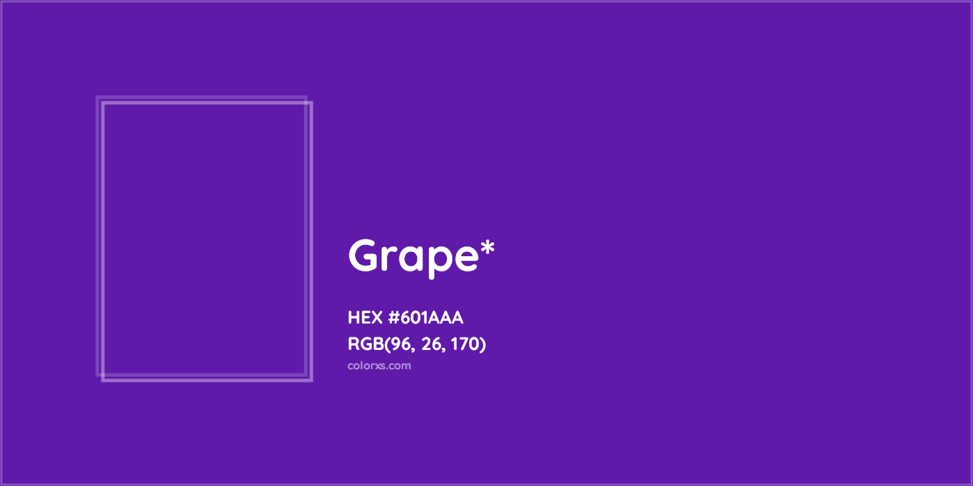 HEX #601AAA Color Name, Color Code, Palettes, Similar Paints, Images