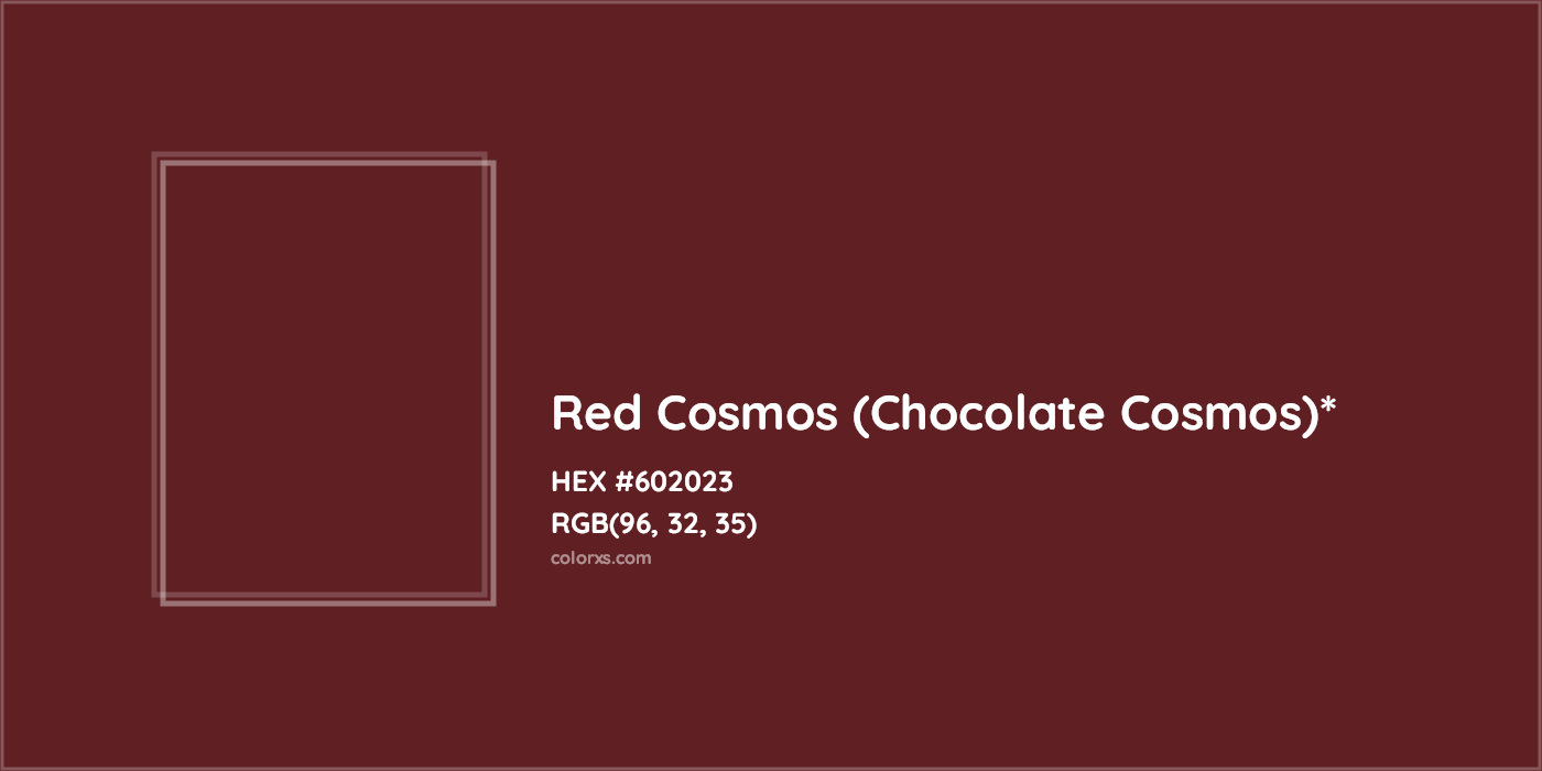 HEX #602023 Color Name, Color Code, Palettes, Similar Paints, Images