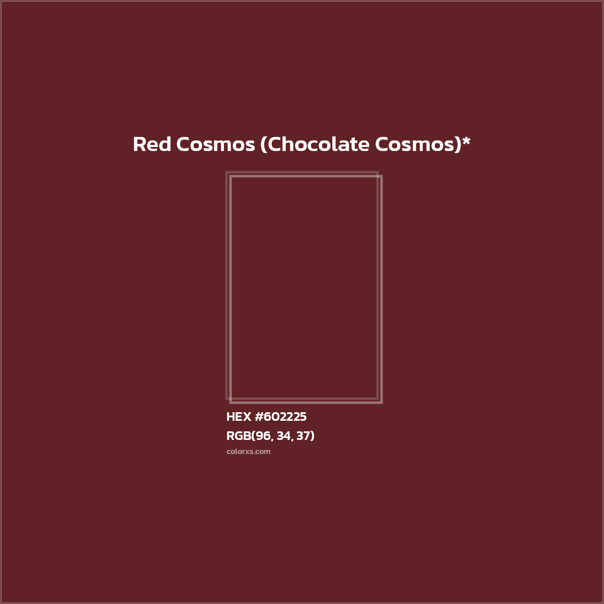 HEX #602225 Color Name, Color Code, Palettes, Similar Paints, Images