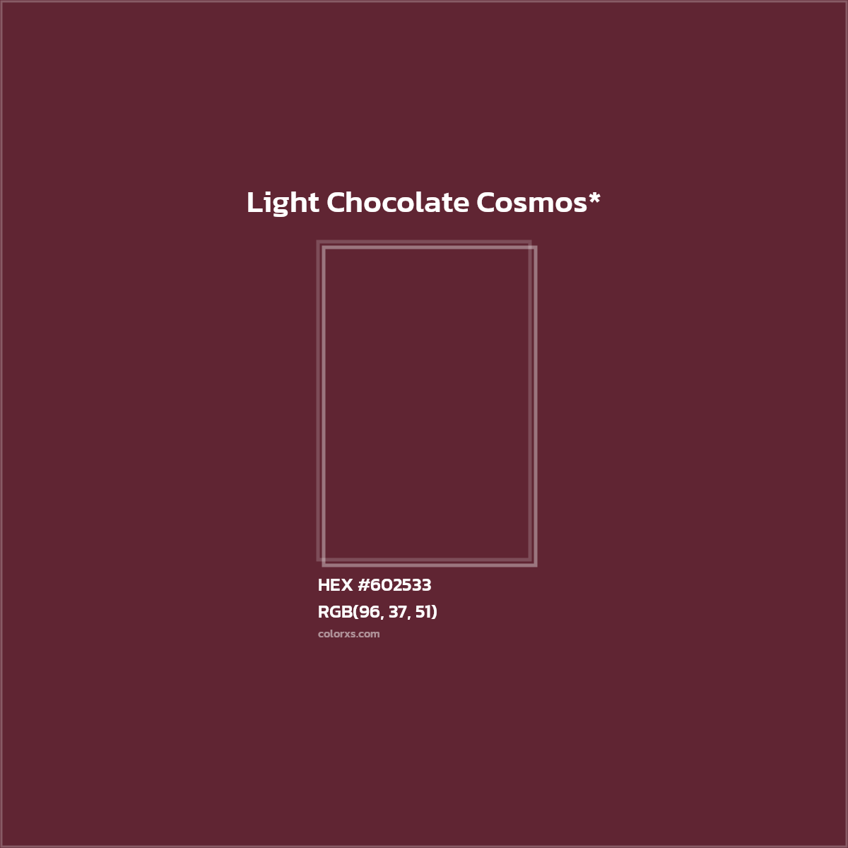 HEX #602533 Color Name, Color Code, Palettes, Similar Paints, Images