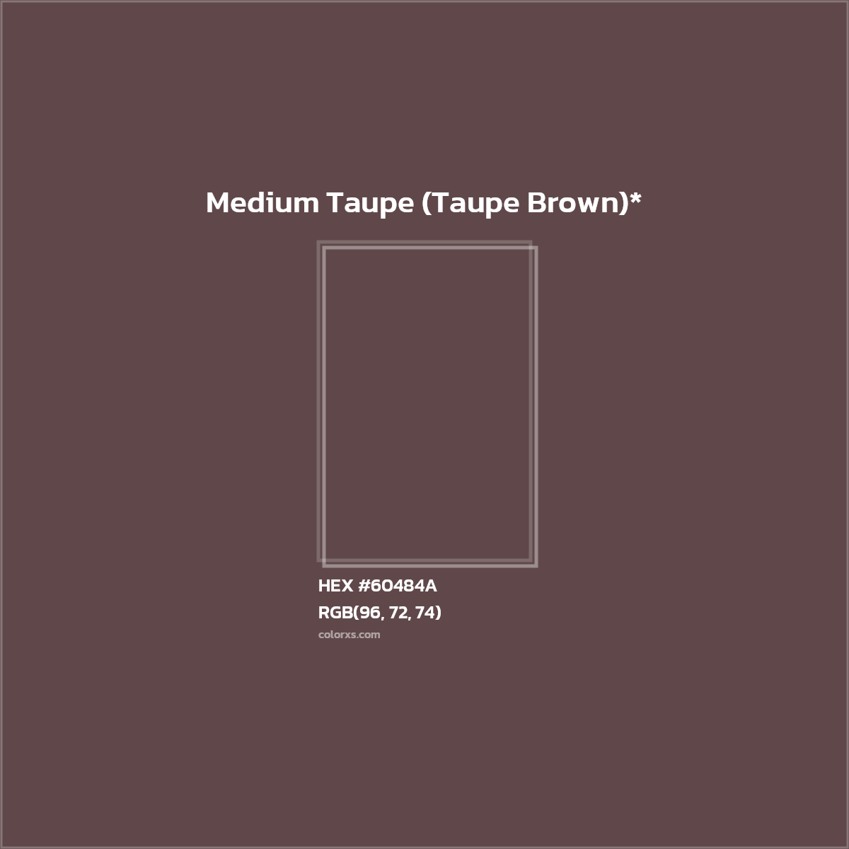 HEX #60484A Color Name, Color Code, Palettes, Similar Paints, Images