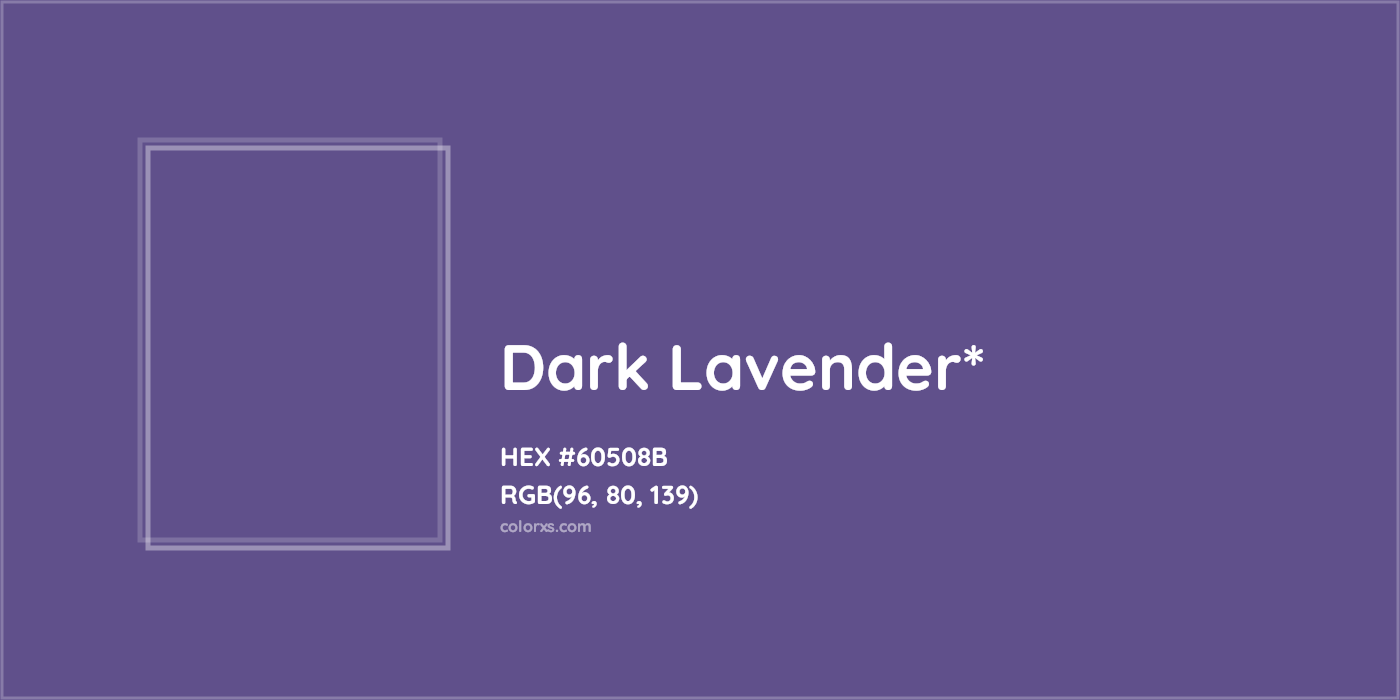 HEX #60508B Color Name, Color Code, Palettes, Similar Paints, Images