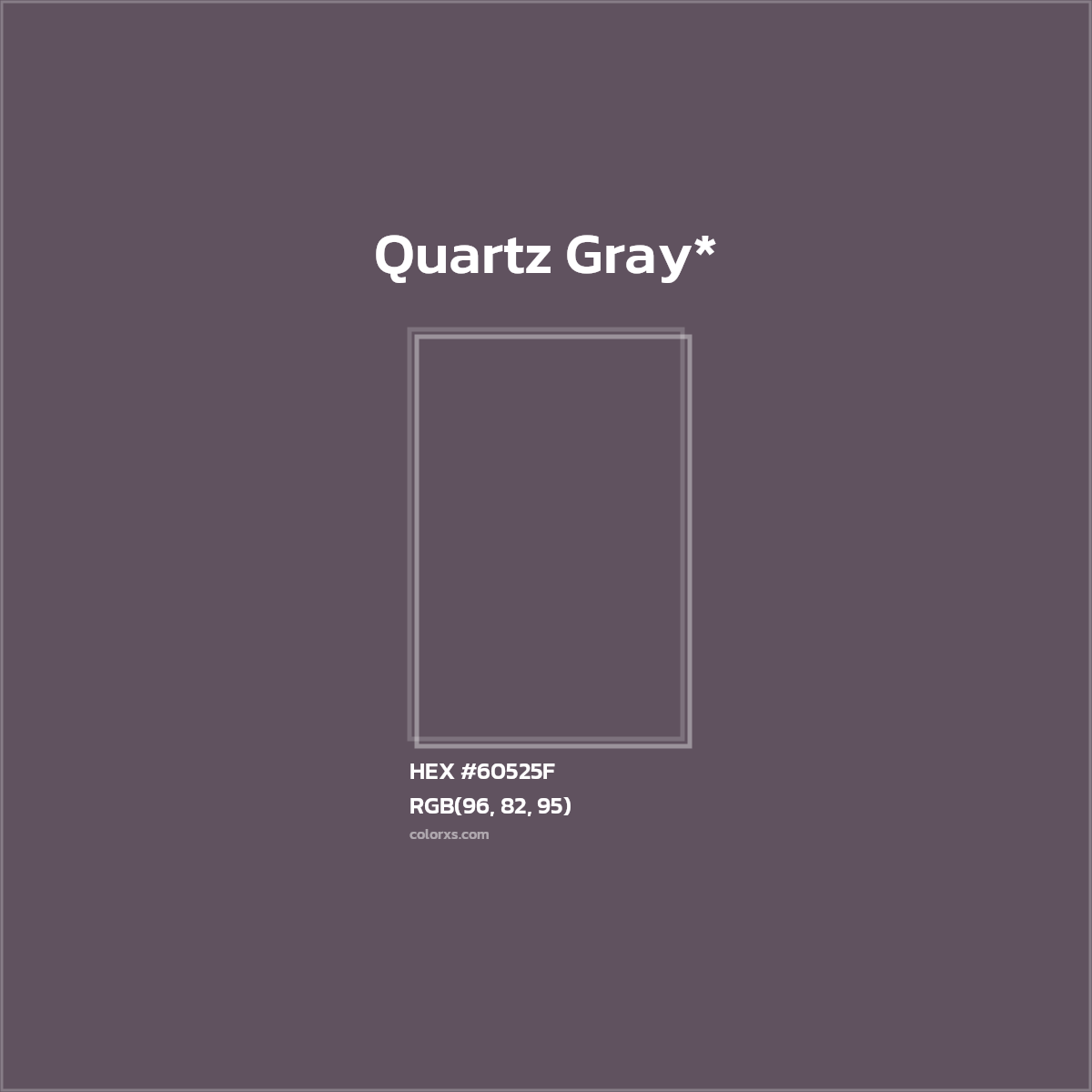 HEX #60525F Color Name, Color Code, Palettes, Similar Paints, Images