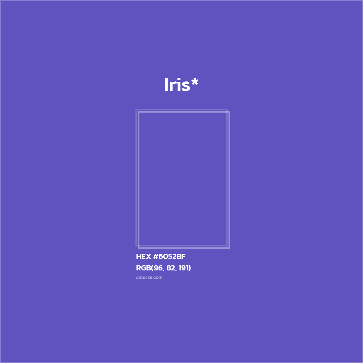 HEX #6052BF Color Name, Color Code, Palettes, Similar Paints, Images