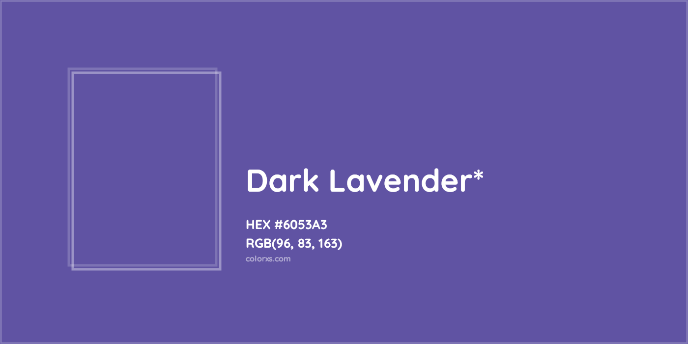HEX #6053A3 Color Name, Color Code, Palettes, Similar Paints, Images