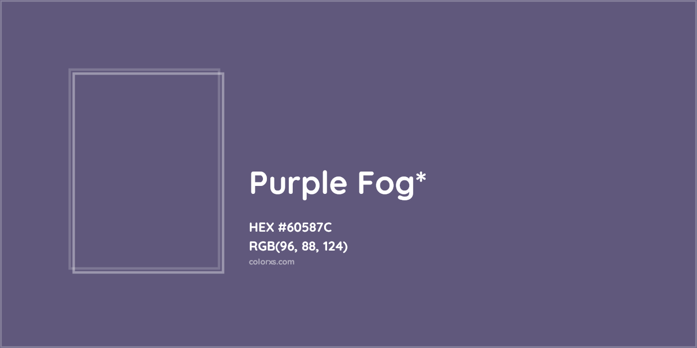 HEX #60587C Color Name, Color Code, Palettes, Similar Paints, Images