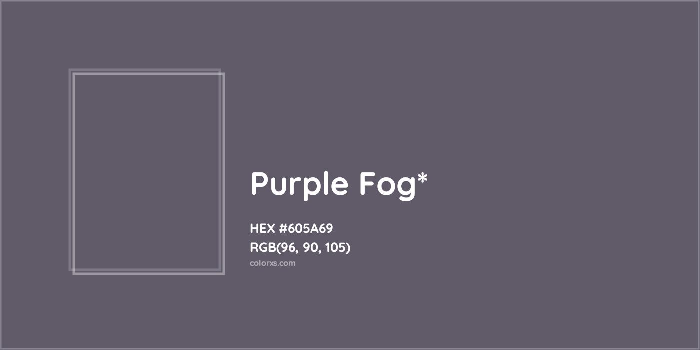 HEX #605A69 Color Name, Color Code, Palettes, Similar Paints, Images