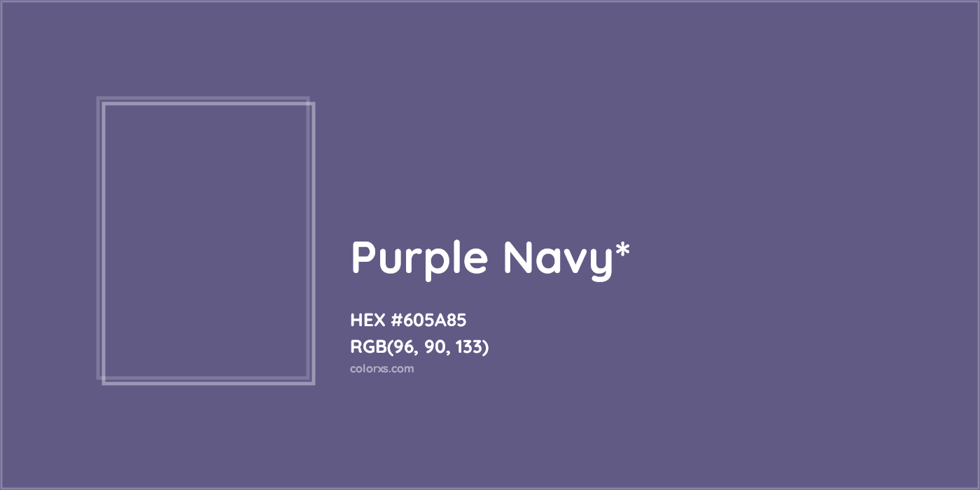 HEX #605A85 Color Name, Color Code, Palettes, Similar Paints, Images