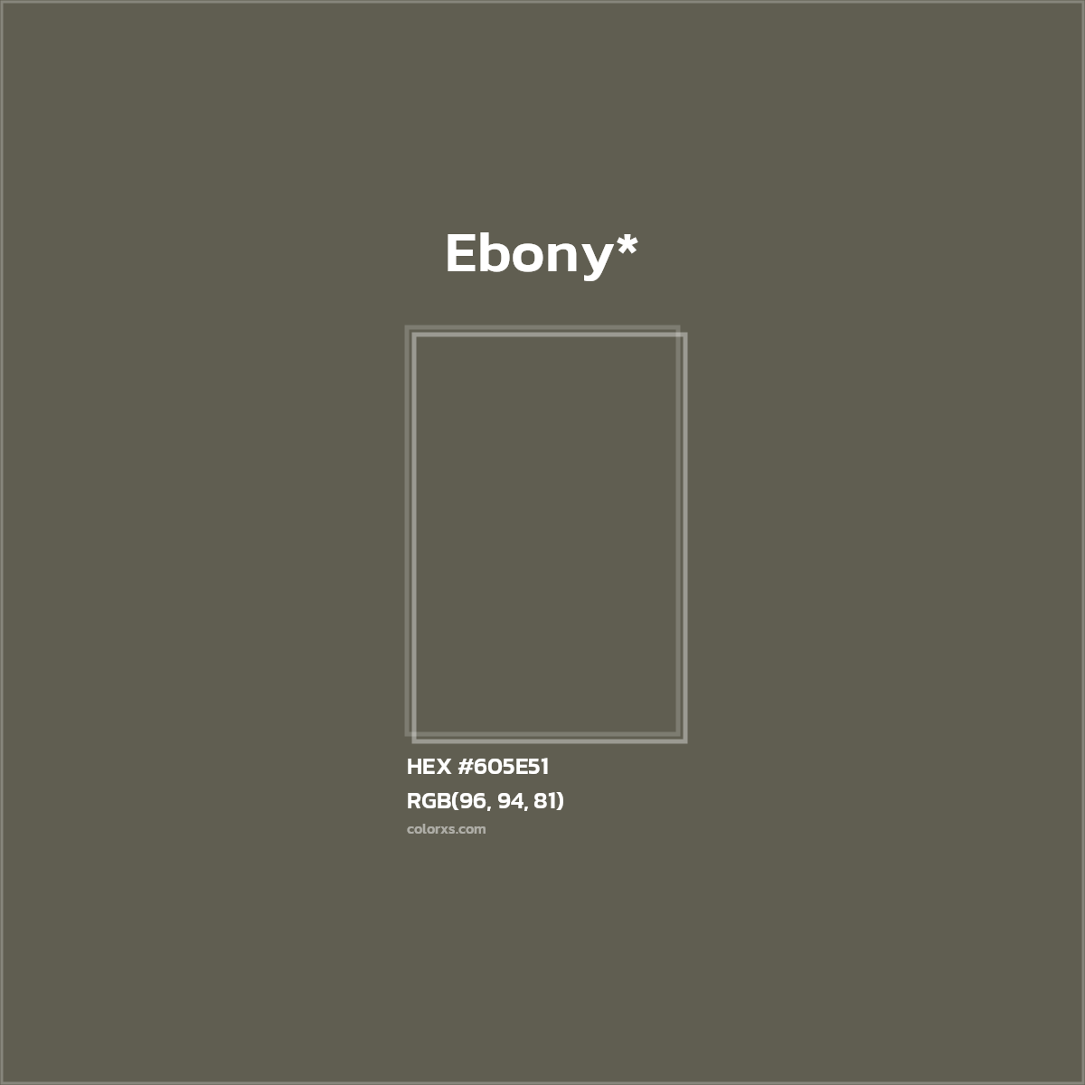 HEX #605E51 Color Name, Color Code, Palettes, Similar Paints, Images