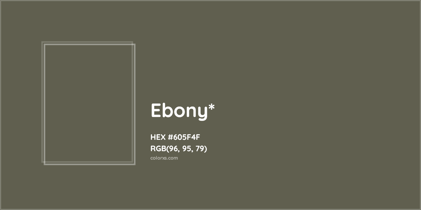 HEX #605F4F Color Name, Color Code, Palettes, Similar Paints, Images