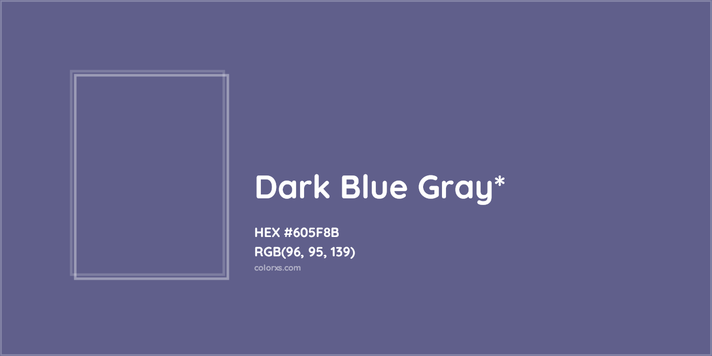 HEX #605F8B Color Name, Color Code, Palettes, Similar Paints, Images