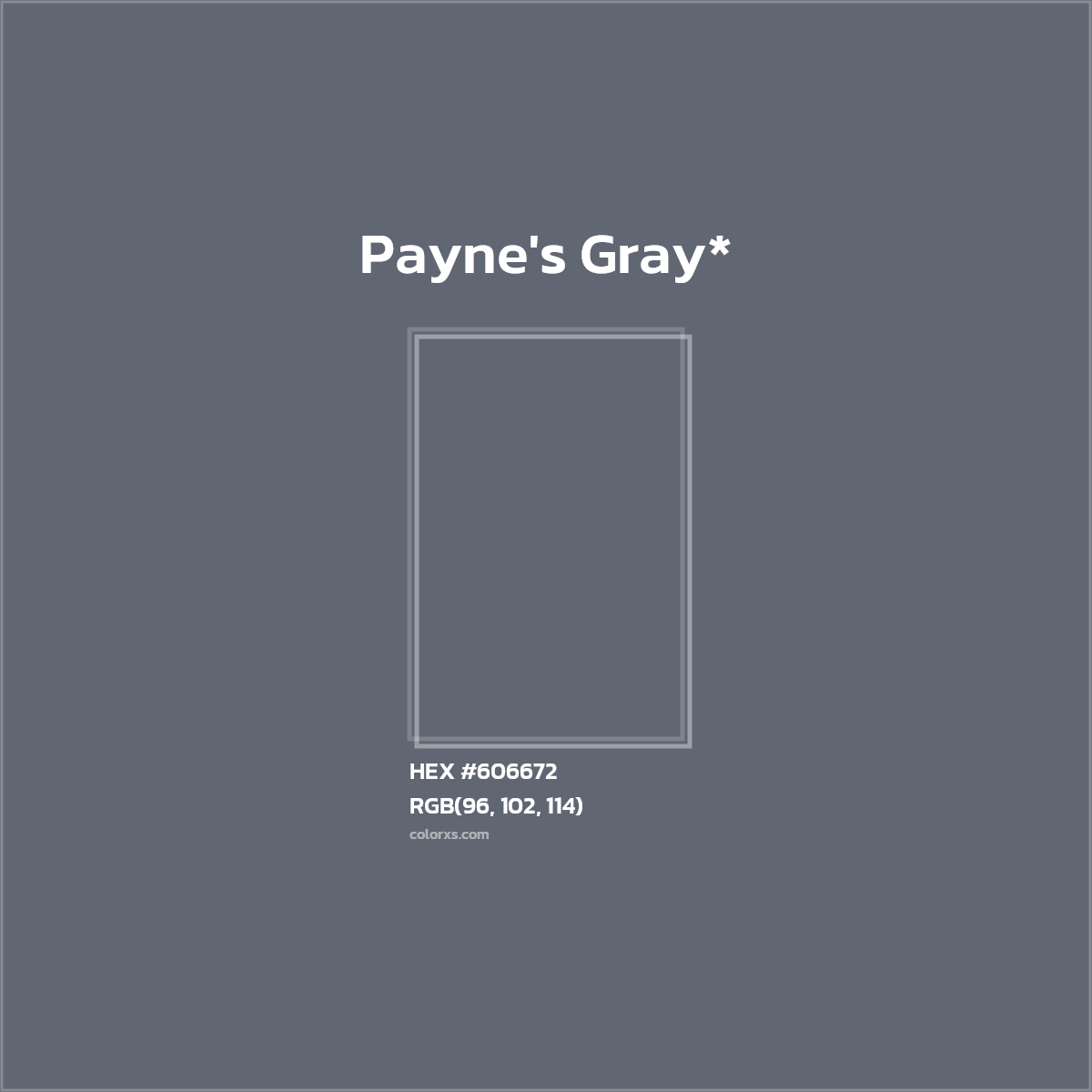 HEX #606672 Color Name, Color Code, Palettes, Similar Paints, Images