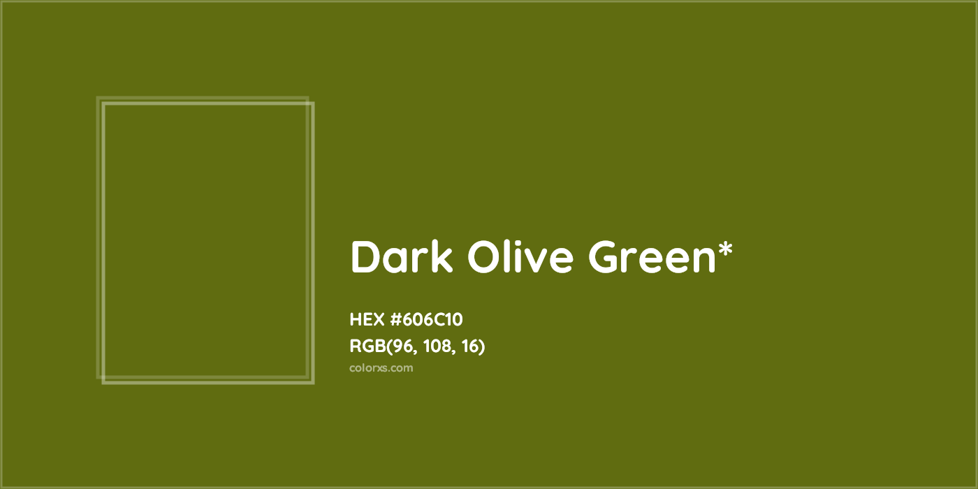 HEX #606C10 Color Name, Color Code, Palettes, Similar Paints, Images