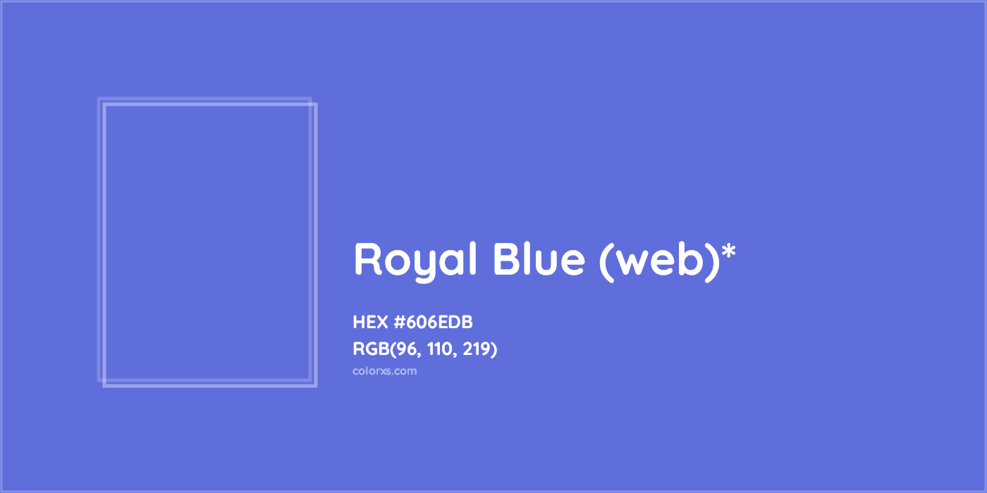 HEX #606EDB Color Name, Color Code, Palettes, Similar Paints, Images