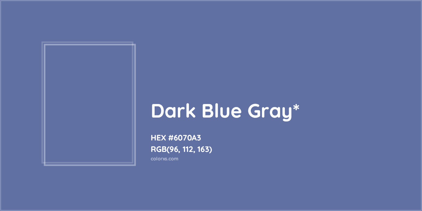HEX #6070A3 Color Name, Color Code, Palettes, Similar Paints, Images