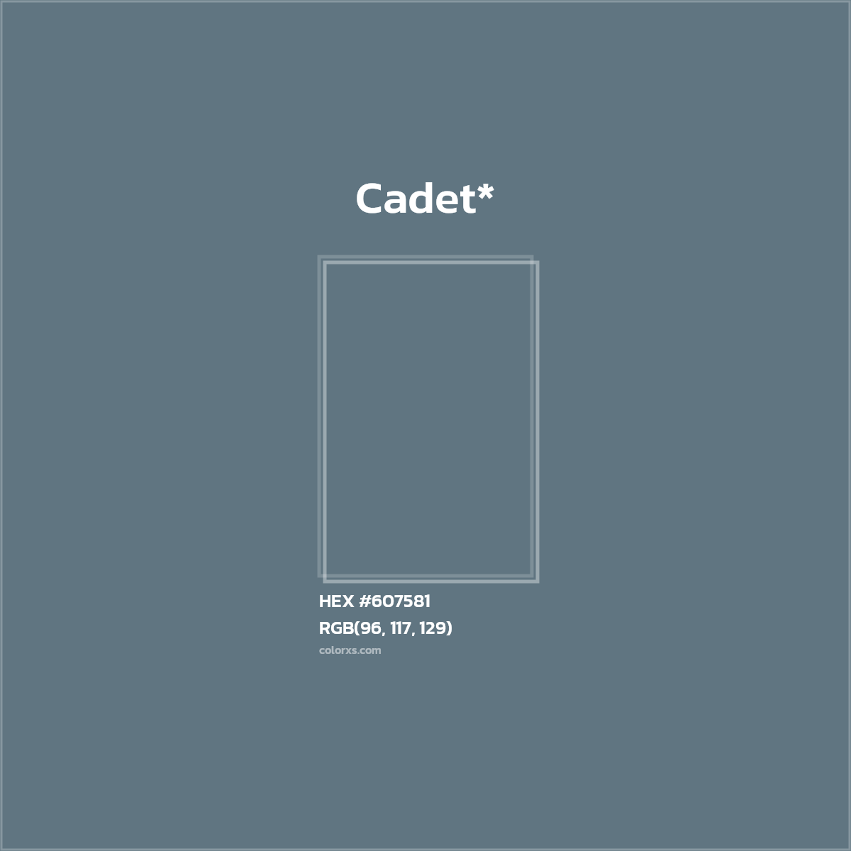 HEX #607581 Color Name, Color Code, Palettes, Similar Paints, Images