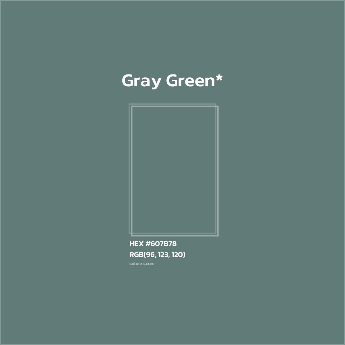 HEX #607B78 Color Name, Color Code, Palettes, Similar Paints, Images