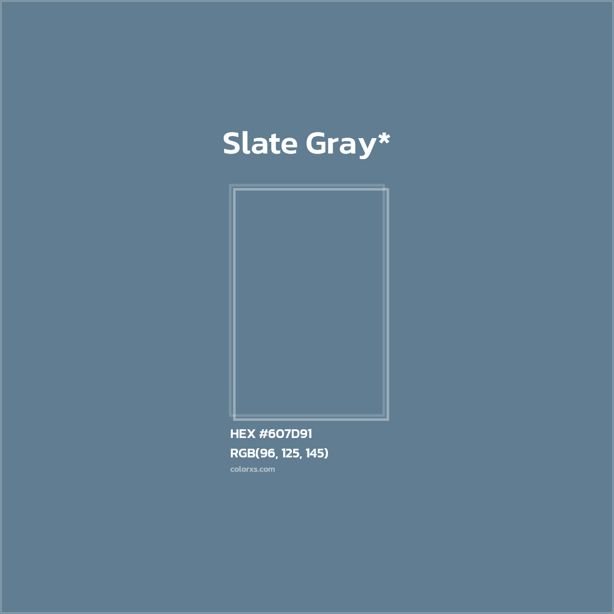 HEX #607D91 Color Name, Color Code, Palettes, Similar Paints, Images