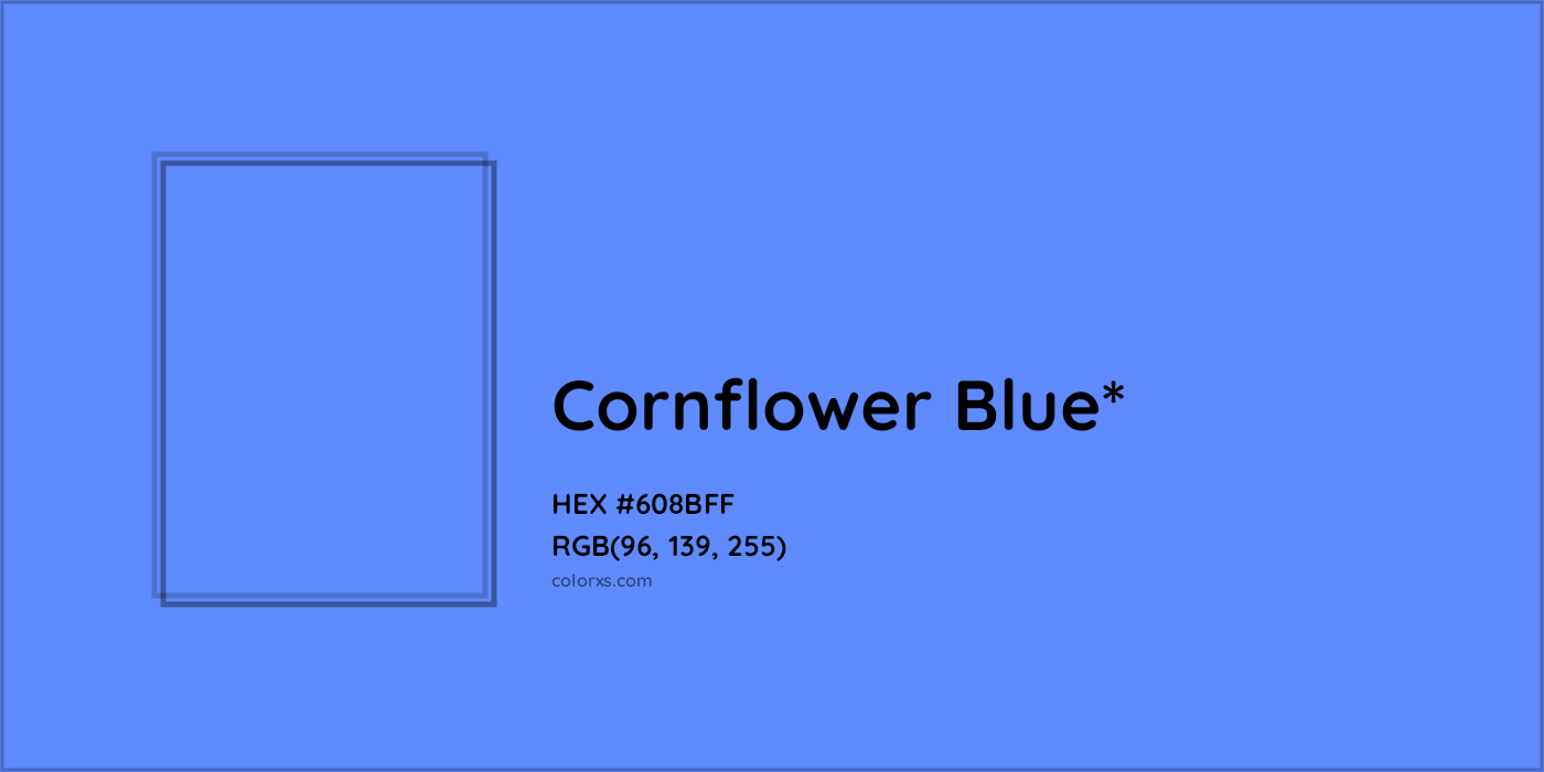 HEX #608BFF Color Name, Color Code, Palettes, Similar Paints, Images