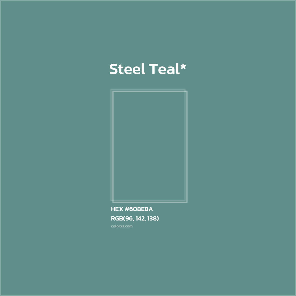 HEX #608E8A Color Name, Color Code, Palettes, Similar Paints, Images