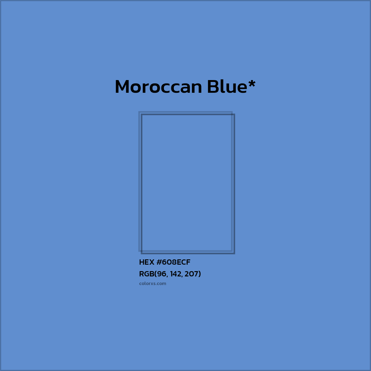 HEX #608ECF Color Name, Color Code, Palettes, Similar Paints, Images
