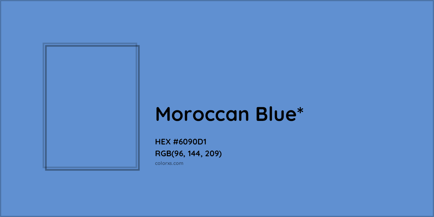 HEX #6090D1 Color Name, Color Code, Palettes, Similar Paints, Images