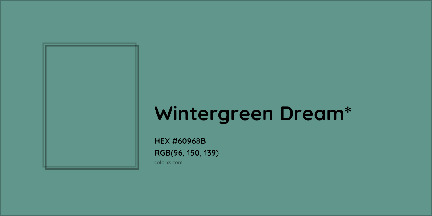 HEX #60968B Color Name, Color Code, Palettes, Similar Paints, Images