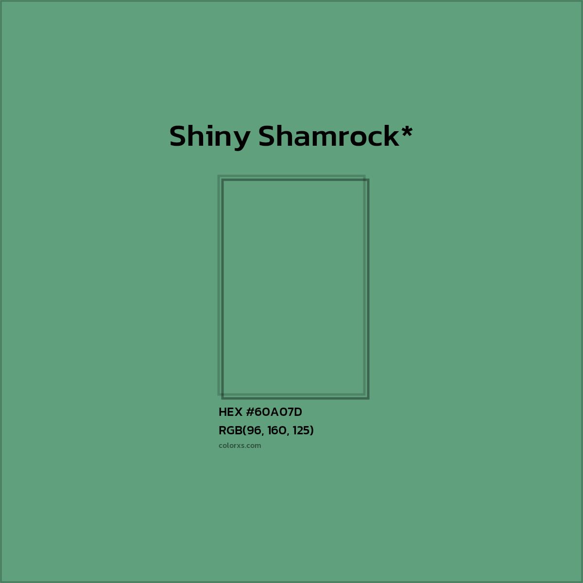 HEX #60A07D Color Name, Color Code, Palettes, Similar Paints, Images