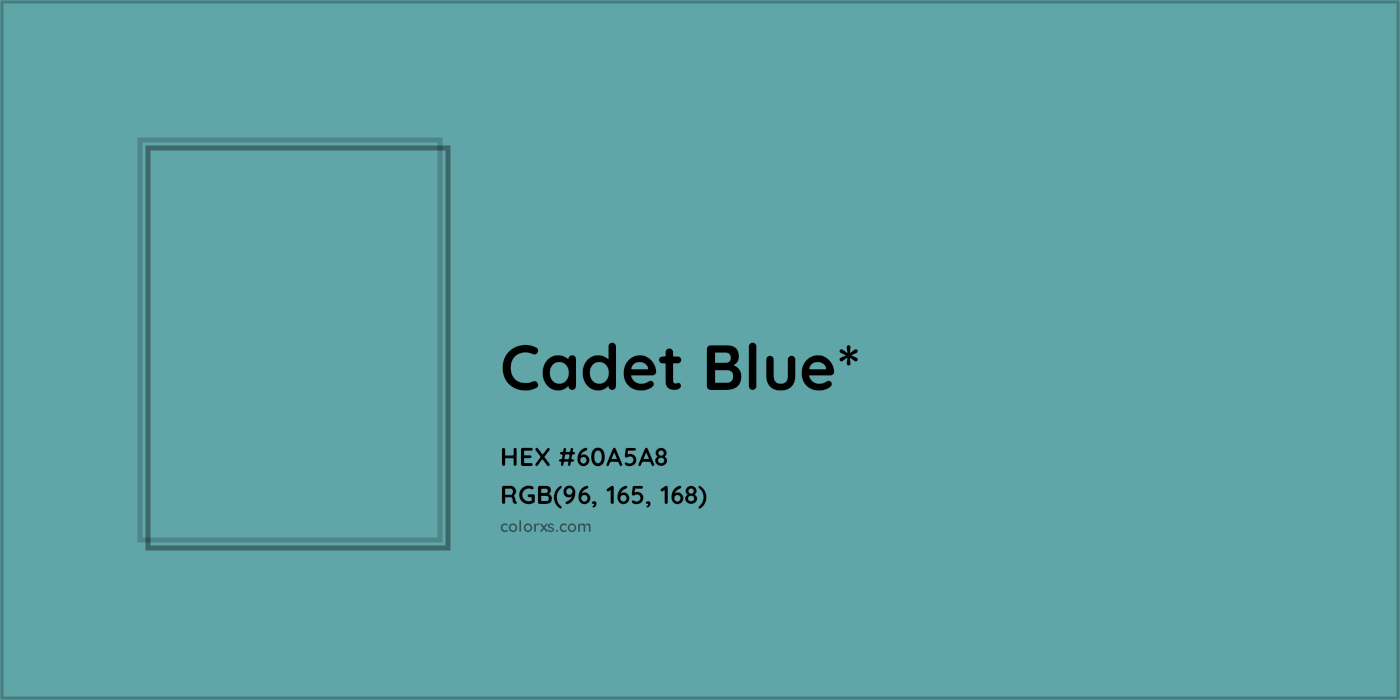 HEX #60A5A8 Color Name, Color Code, Palettes, Similar Paints, Images