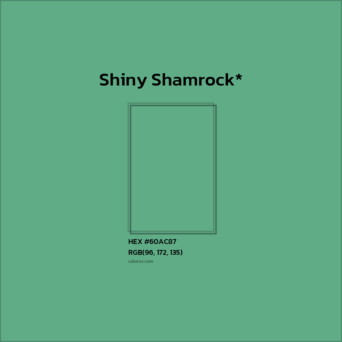 HEX #60AC87 Color Name, Color Code, Palettes, Similar Paints, Images