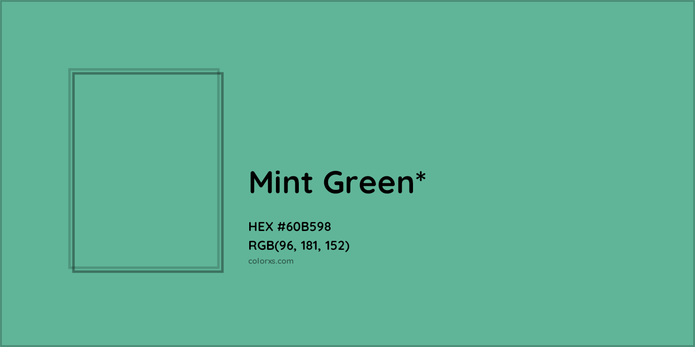 HEX #60B598 Color Name, Color Code, Palettes, Similar Paints, Images