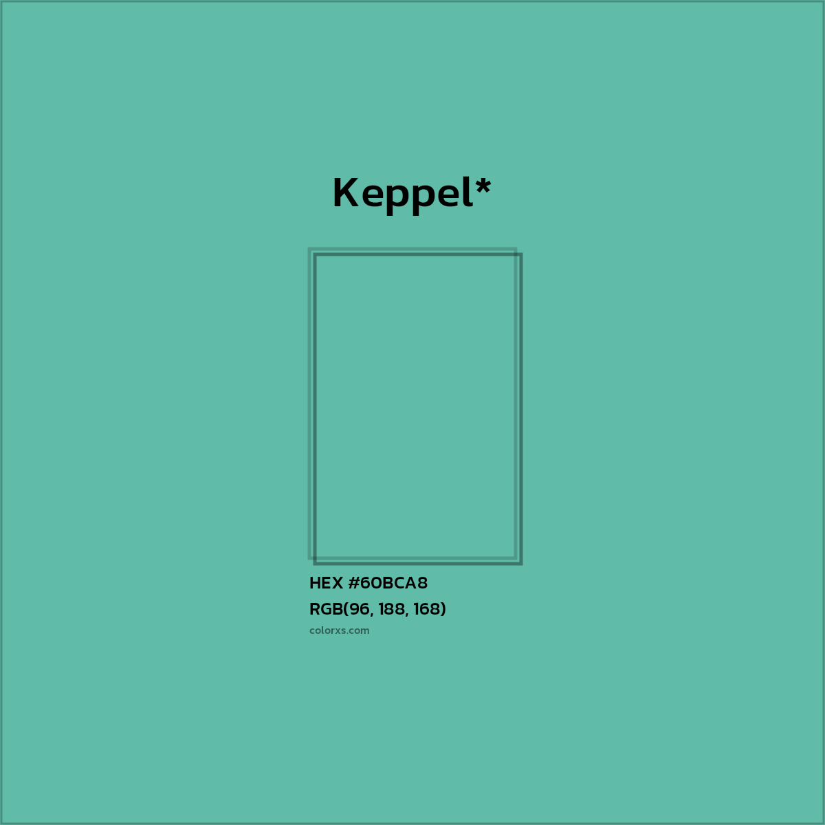 HEX #60BCA8 Color Name, Color Code, Palettes, Similar Paints, Images