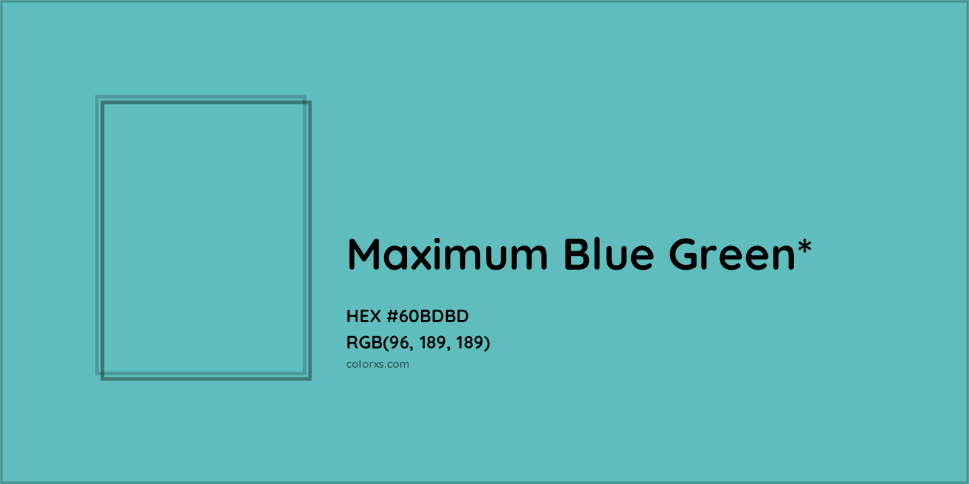 HEX #60BDBD Color Name, Color Code, Palettes, Similar Paints, Images