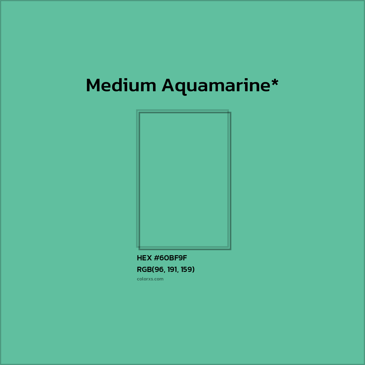 HEX #60BF9F Color Name, Color Code, Palettes, Similar Paints, Images