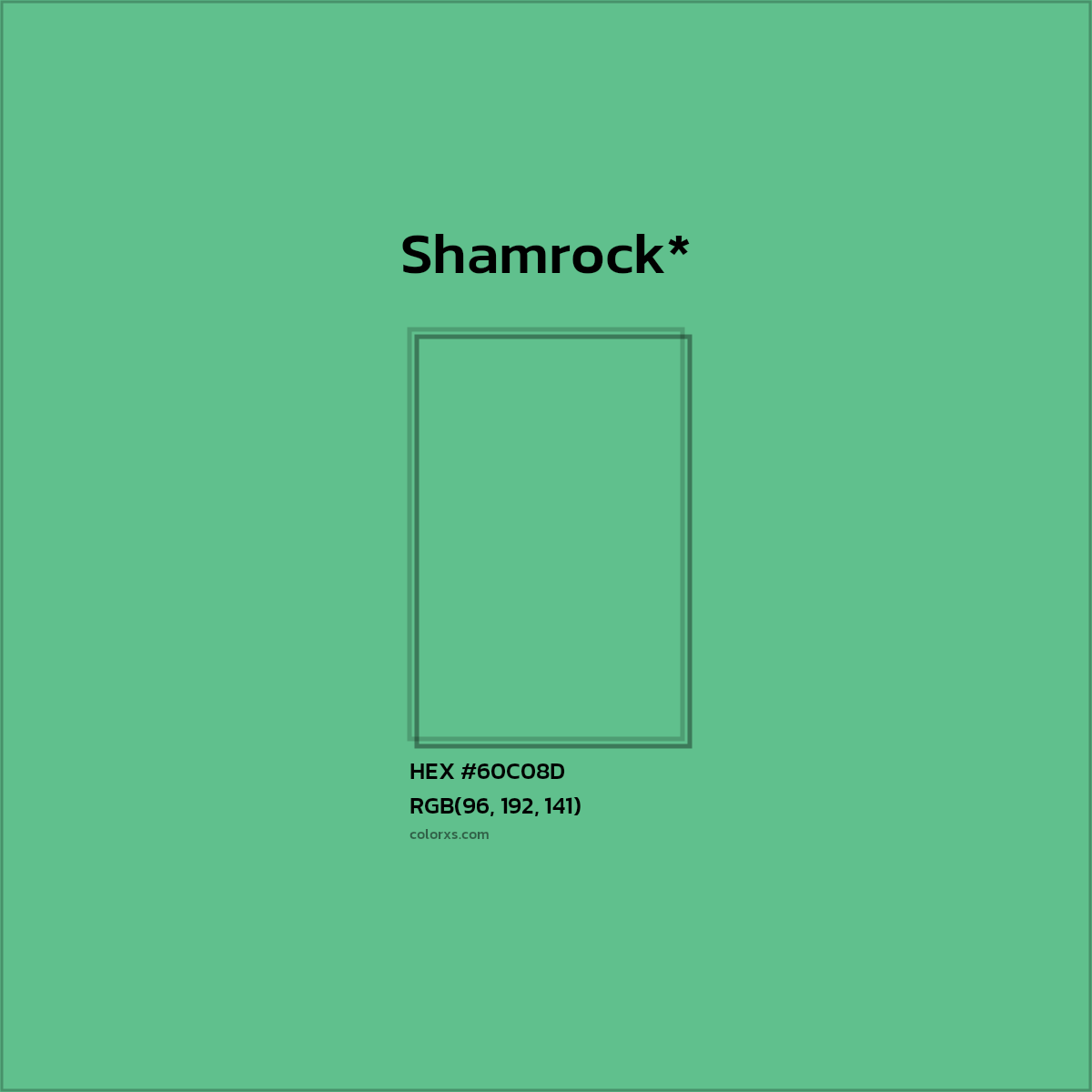 HEX #60C08D Color Name, Color Code, Palettes, Similar Paints, Images