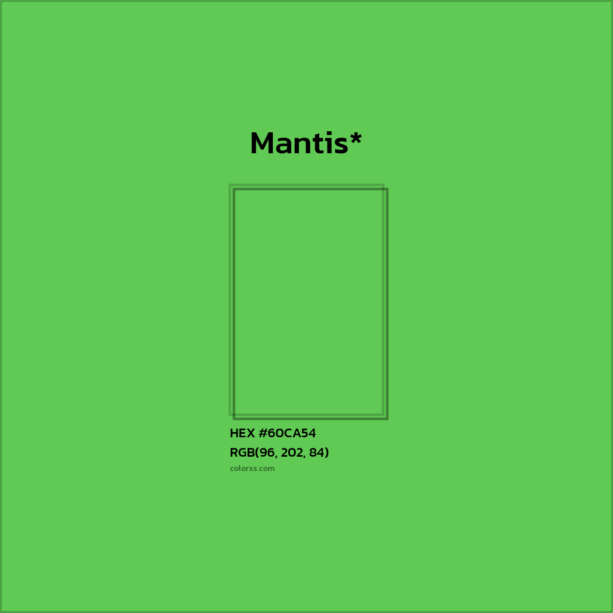 HEX #60CA54 Color Name, Color Code, Palettes, Similar Paints, Images