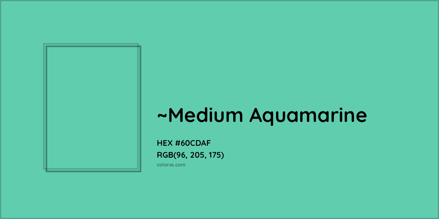 HEX #60CDAF Color Name, Color Code, Palettes, Similar Paints, Images