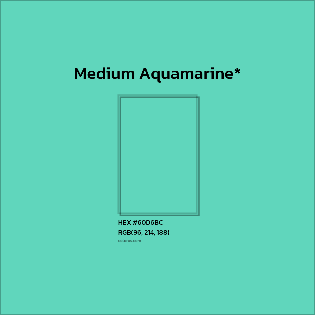 HEX #60D6BC Color Name, Color Code, Palettes, Similar Paints, Images