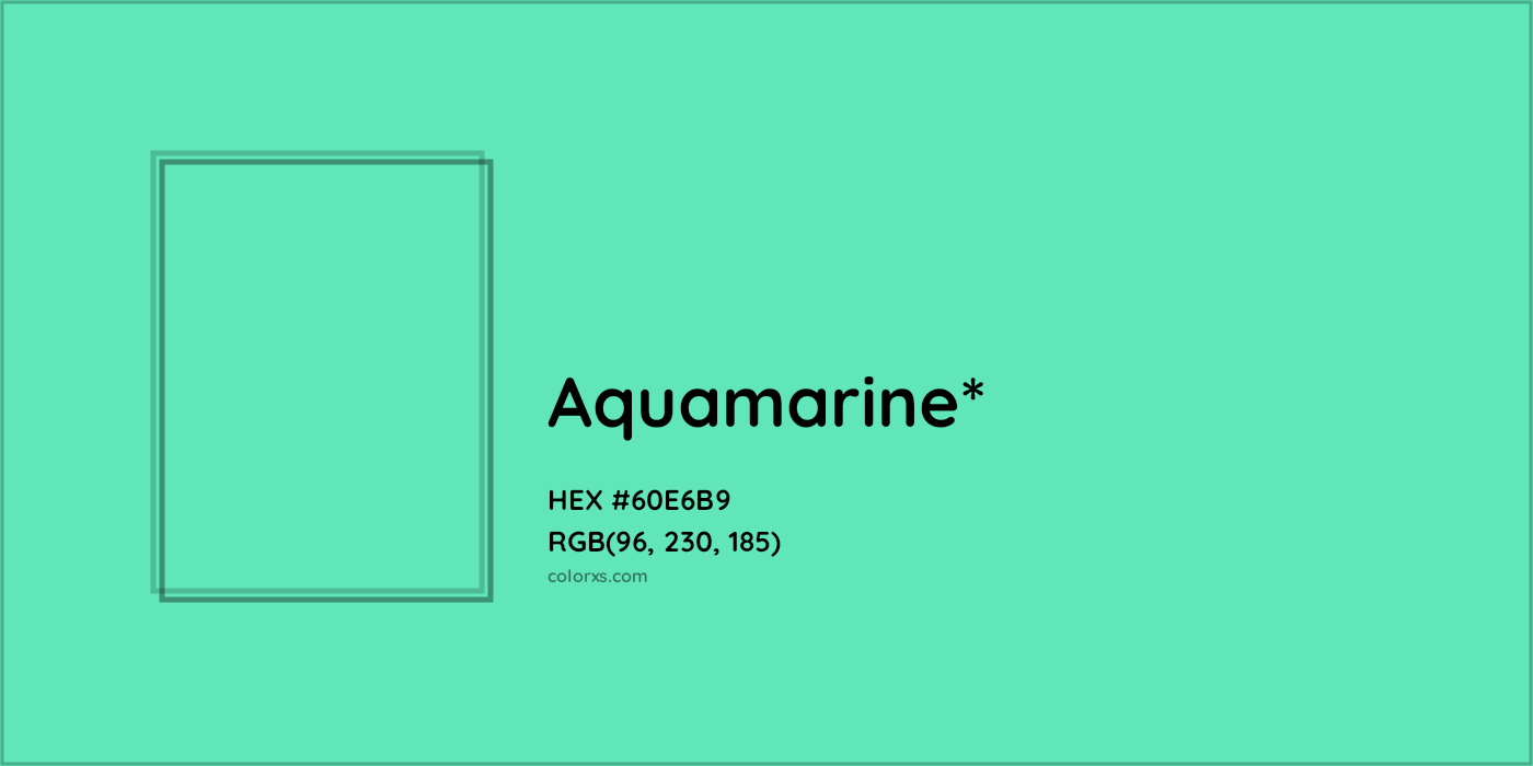 HEX #60E6B9 Color Name, Color Code, Palettes, Similar Paints, Images