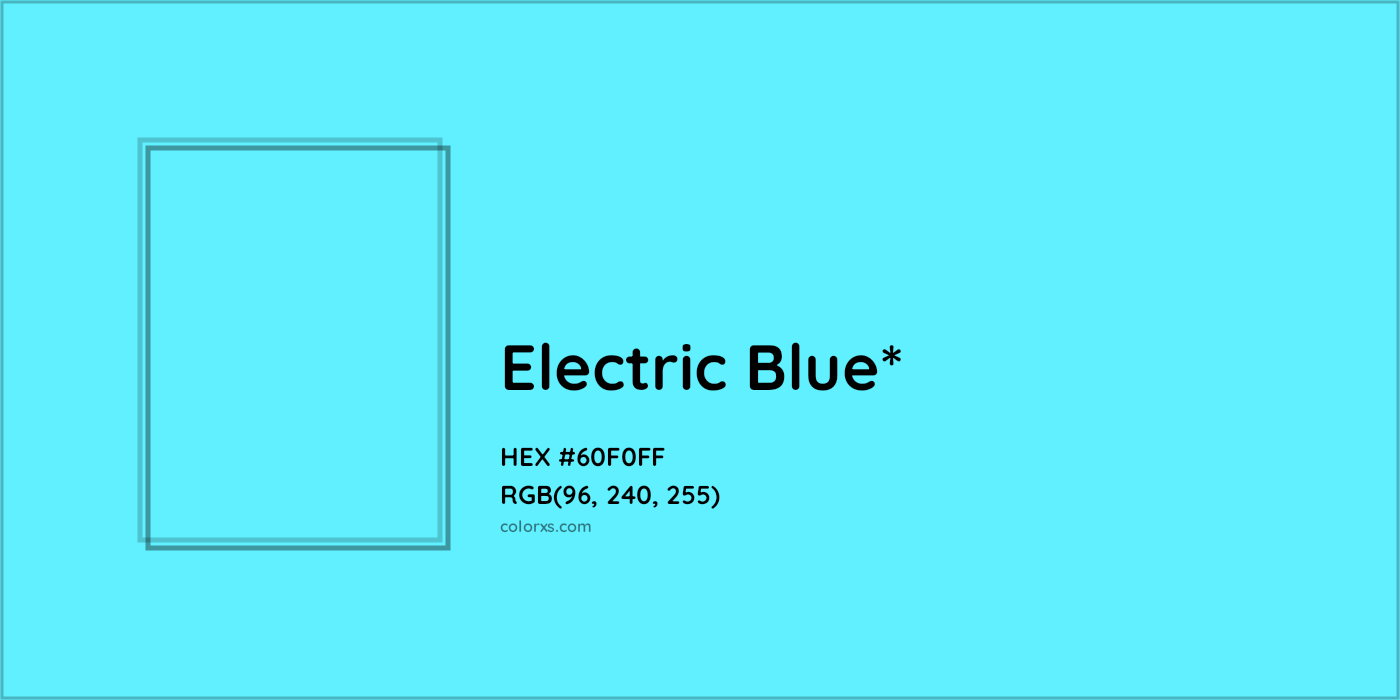 HEX #60F0FF Color Name, Color Code, Palettes, Similar Paints, Images